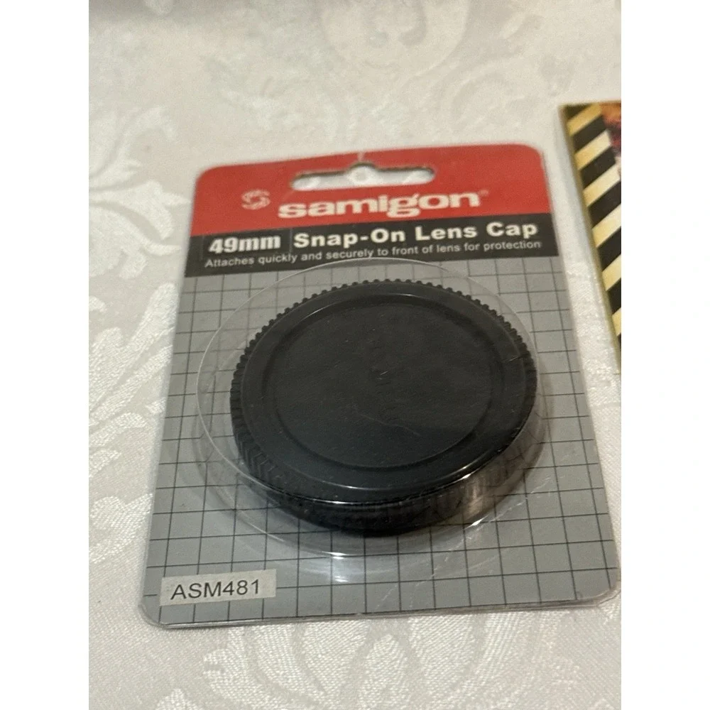 vintage camera Samigon snap-on lens caps in 48mm and 49mm BDB Planoptic Lot 4